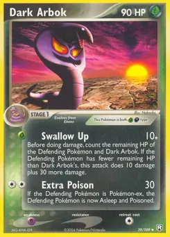 Dark Arbok #29, Reverse Foil