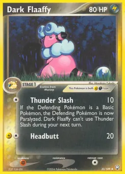 Dark Flaaffy #33, Reverse Foil