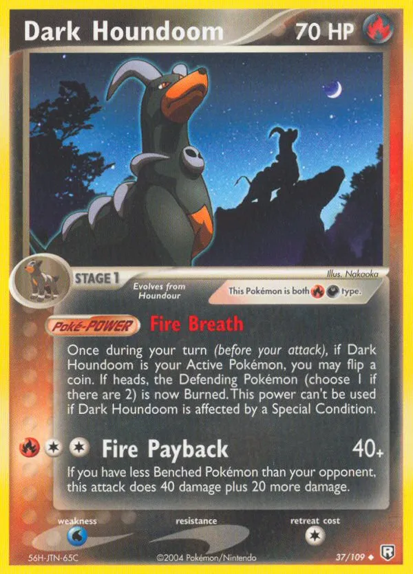 Dark Houndoom #37, Team Rocket Returns Reverse Foil
