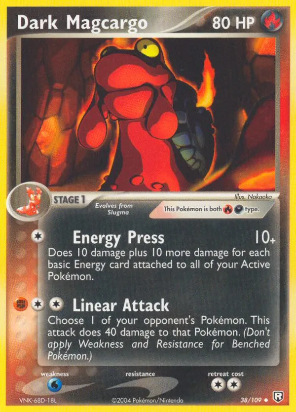 Dark Magcargo #38, Team Rocket Returns