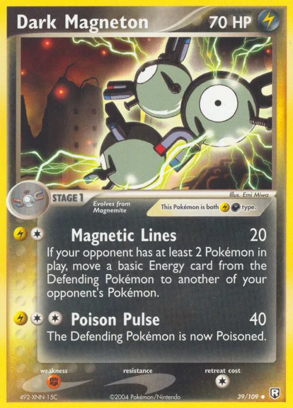 Dark Magneton #39, Team Rocket Returns Reverse Foil