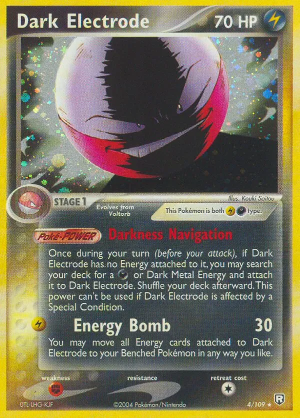 Dark Electrode #4, Team Rocket Returns