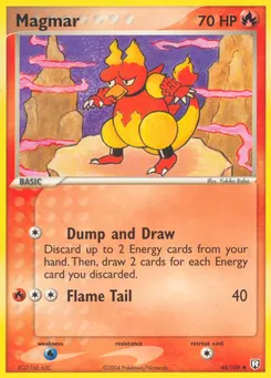 Magmar #44, Reverse Foil