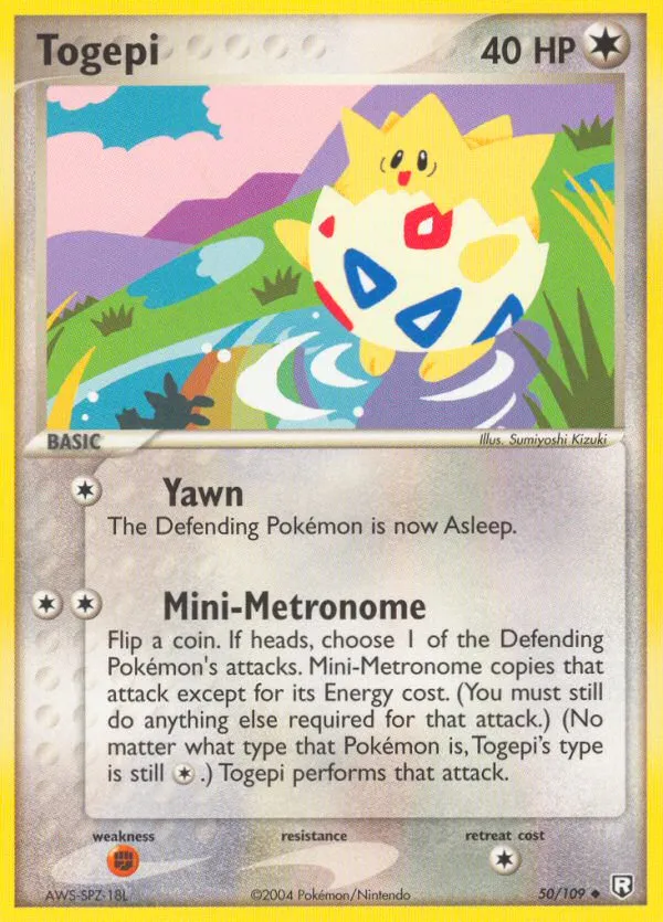 Togepi #50, Team Rocket Returns Reverse Foil
