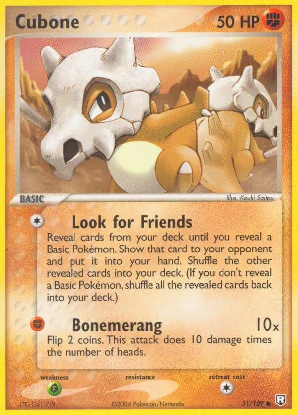 Cubone #51, Team Rocket Returns