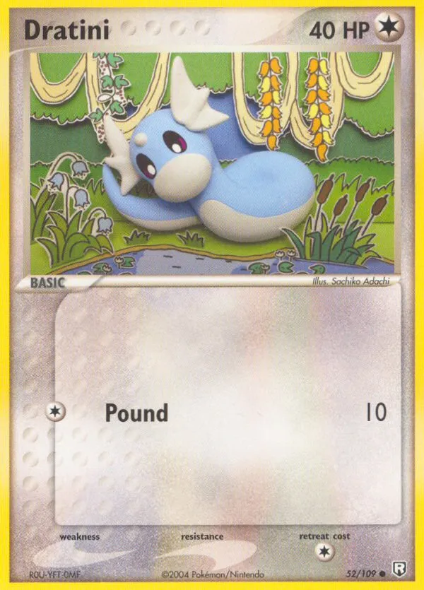Dratini #52, Team Rocket Returns Reverse Foil