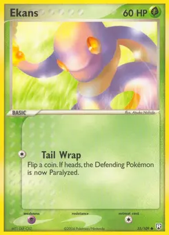 Ekans #55, Reverse Foil