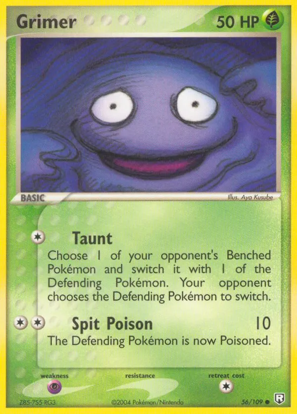 Grimer #56, Team Rocket Returns Reverse Foil