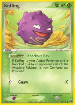 Koffing #61, Reverse Foil