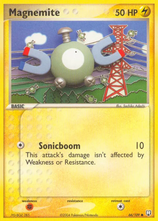 Magnemite #66, Team Rocket Returns Reverse Foil