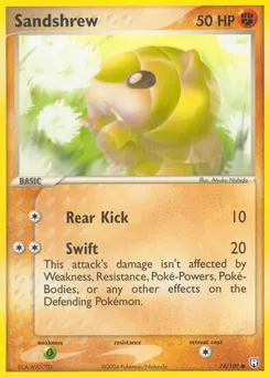 Sandshrew #74, Reverse Foil