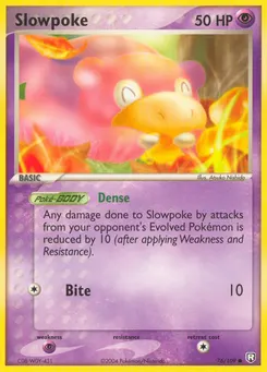 Slowpoke #76, Reverse Foil