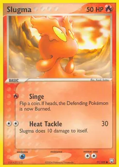 Slugma #77, Reverse Foil