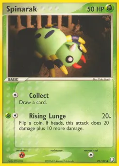 Spinarak #78, Reverse Foil
