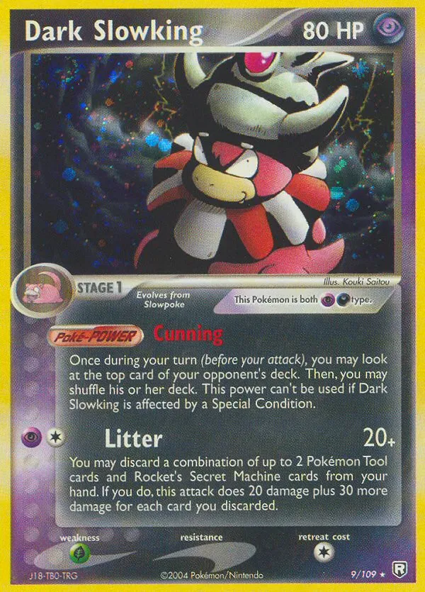 Dark Slowking #9, Team Rocket Returns