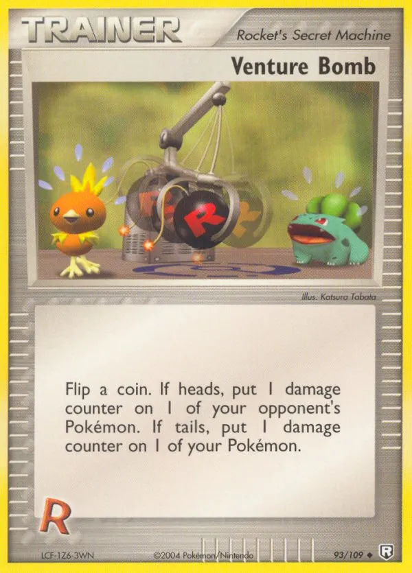 Venture Bomb #93, Team Rocket Returns Reverse Foil