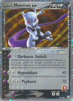 Rocket's Mewtwo ex #99, Standard