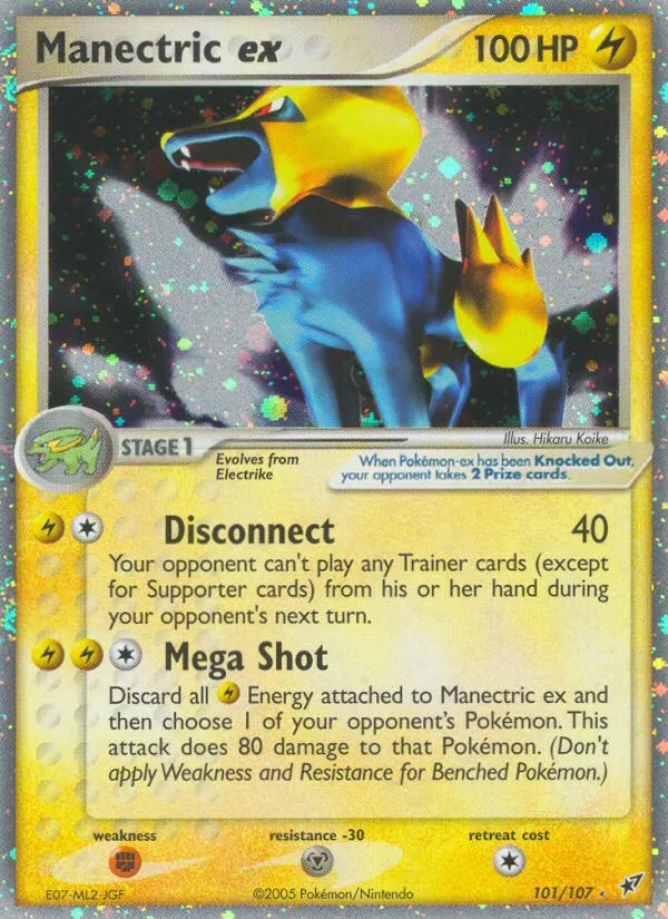 Manectric ex #101, Deoxys