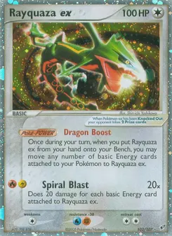 Rayquaza ex #102, Standard
