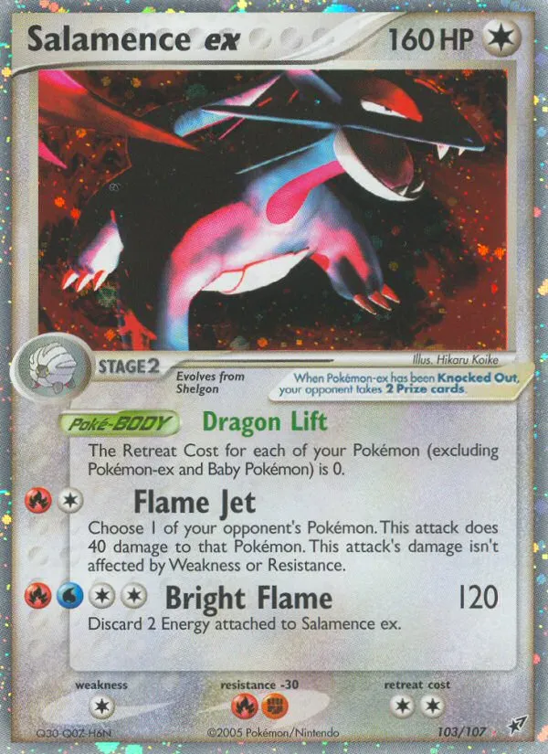 Salamence ex #103, Deoxys