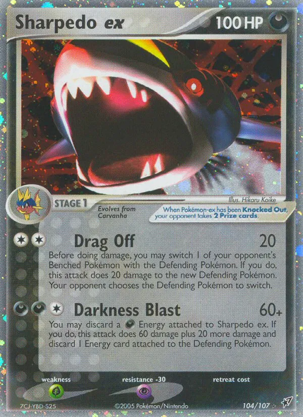 Sharpedo ex #104, Deoxys