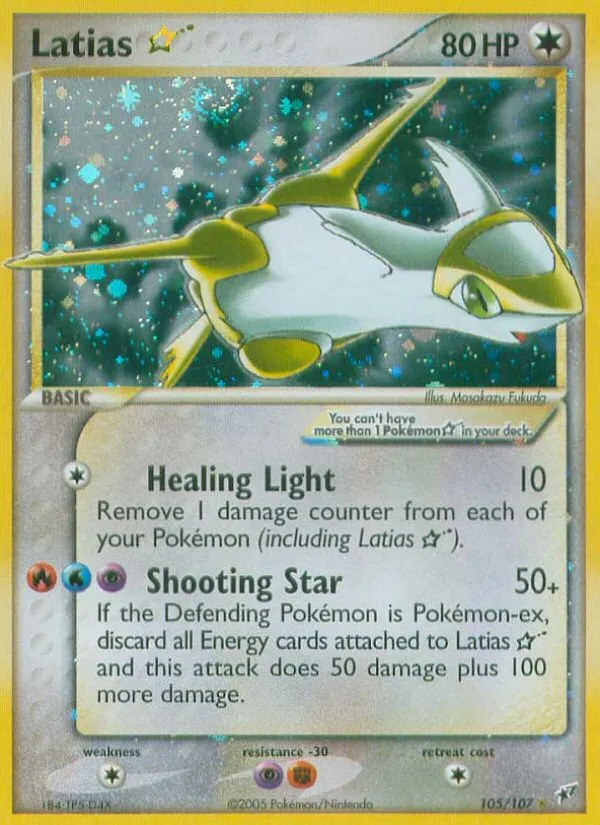Latias ★ #105, Deoxys Gold Star