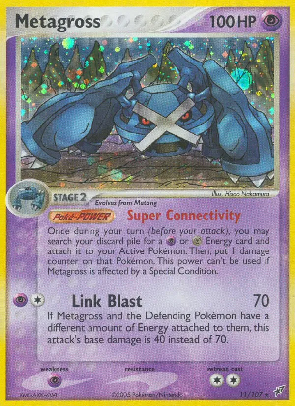 Metagross #11, Deoxys Reverse Foil