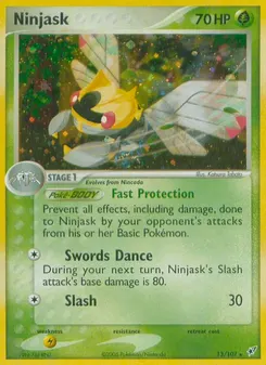 Ninjask #13, Reverse Foil