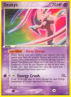 Deoxys #17, Reverse Foil