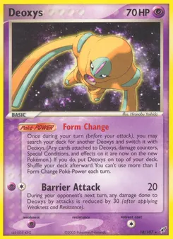 Deoxys #18, Reverse Foil