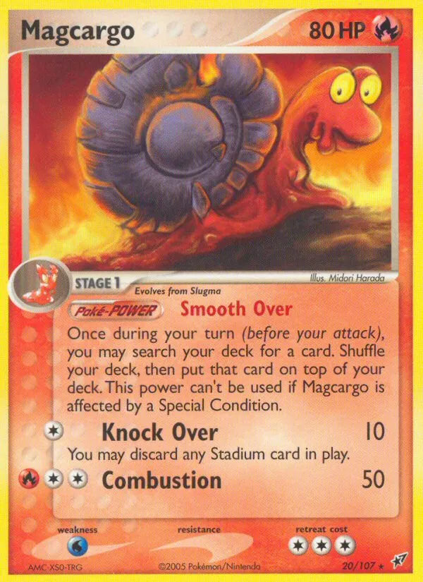 Magcargo #20, Deoxys Reverse Foil