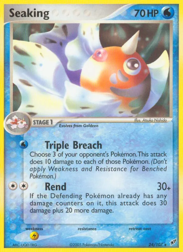 Seaking #24, Deoxys Reverse Foil