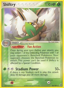 Shiftry #25, Reverse Foil