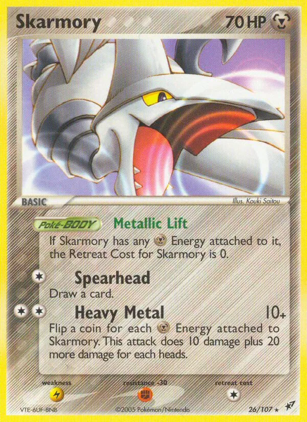 Skarmory #26, Deoxys Reverse Foil