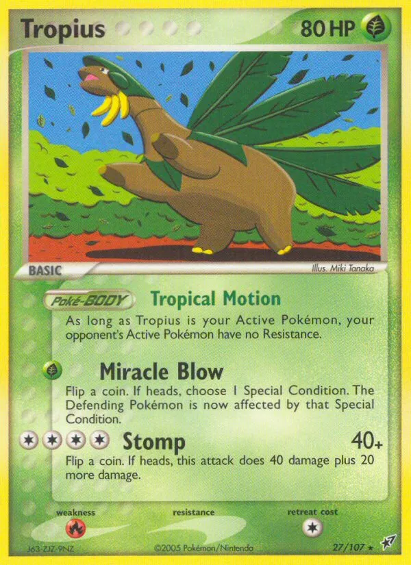 Tropius #27, Deoxys