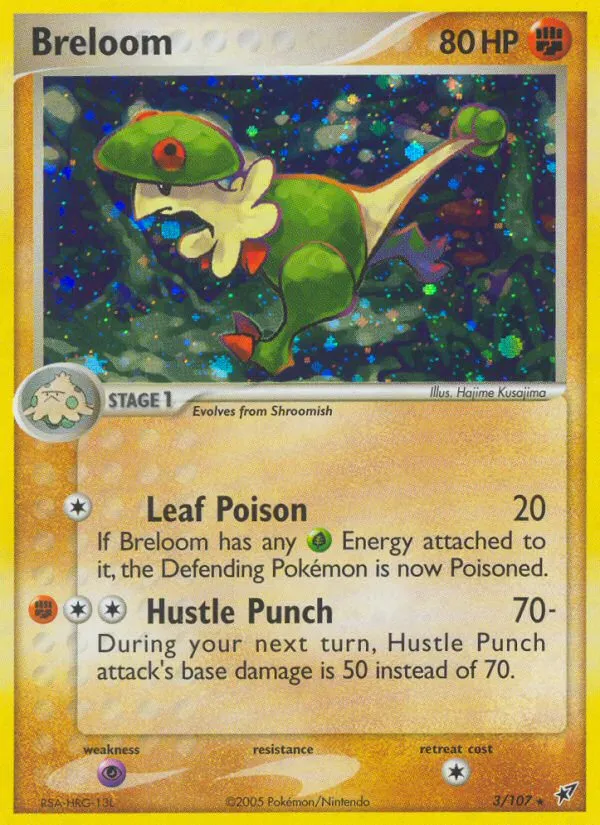 Breloom #3, Deoxys Reverse Foil