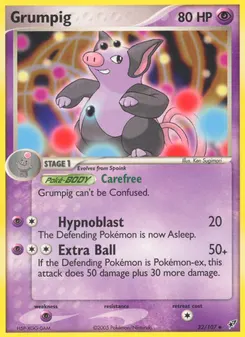Grumpig #32, Reverse Foil