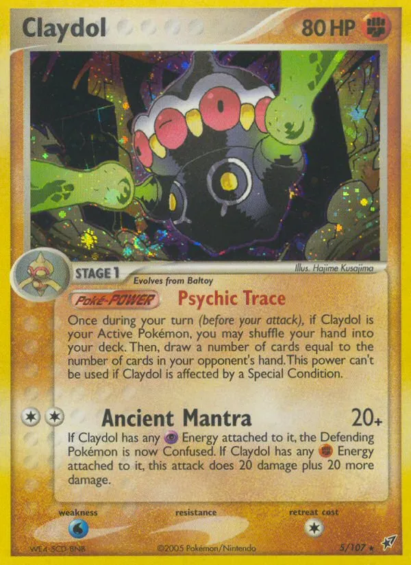 Claydol #5, Deoxys Reverse Foil