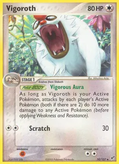 Vigoroth #50, Reverse Foil