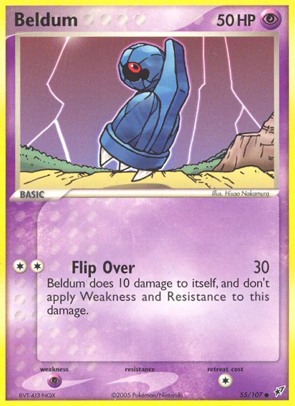 Beldum #55, Deoxys Reverse Foil