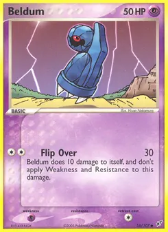 Beldum #55, Reverse Foil