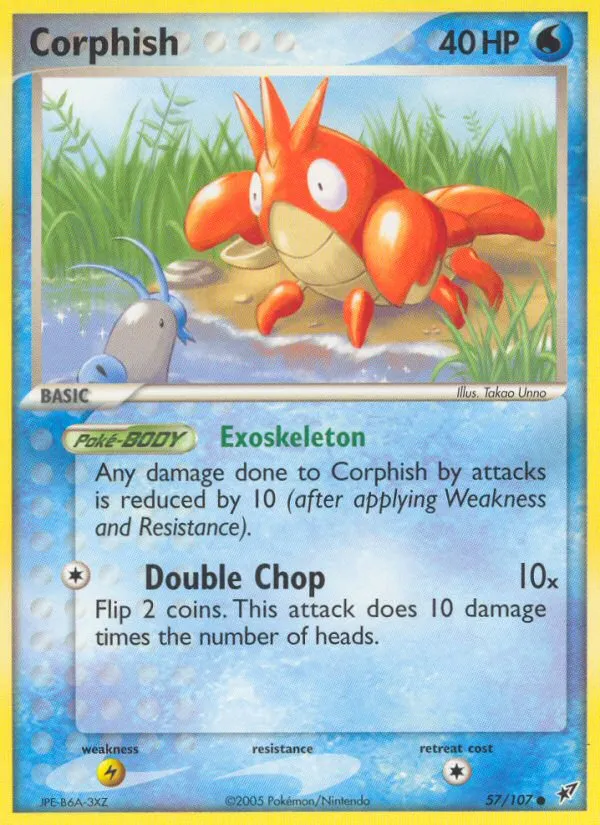 Corphish #57, Deoxys Reverse Foil