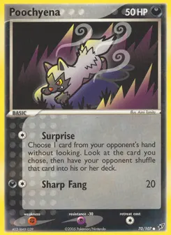 Poochyena #70, Reverse Foil