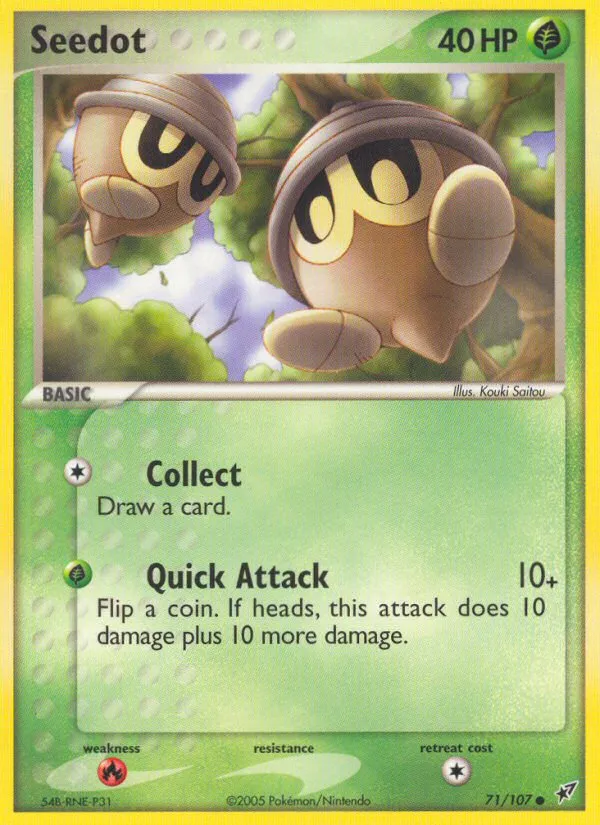 Seedot #71, Deoxys Reverse Foil