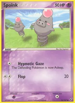 Spoink #76, Reverse Foil