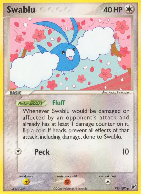 Swablu #79, Deoxys Reverse Foil