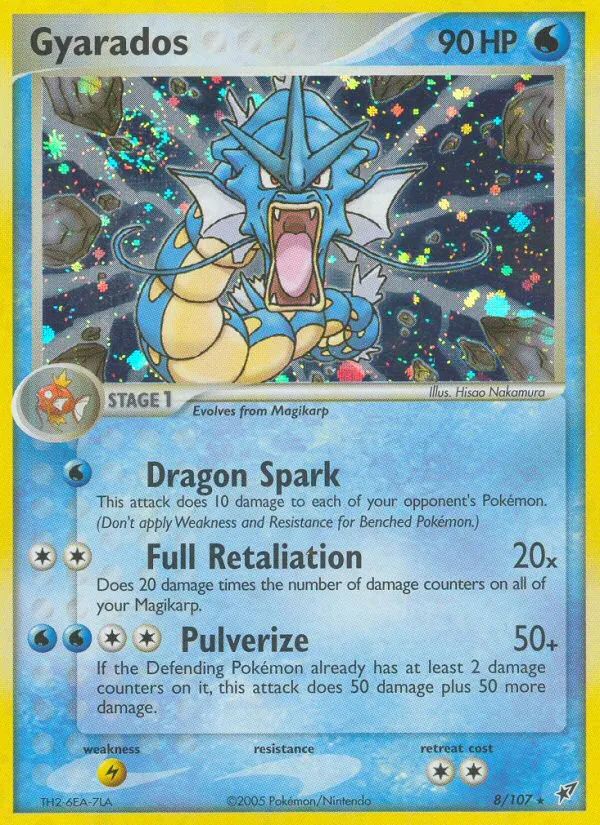 Gyarados #8, Deoxys Reverse Foil