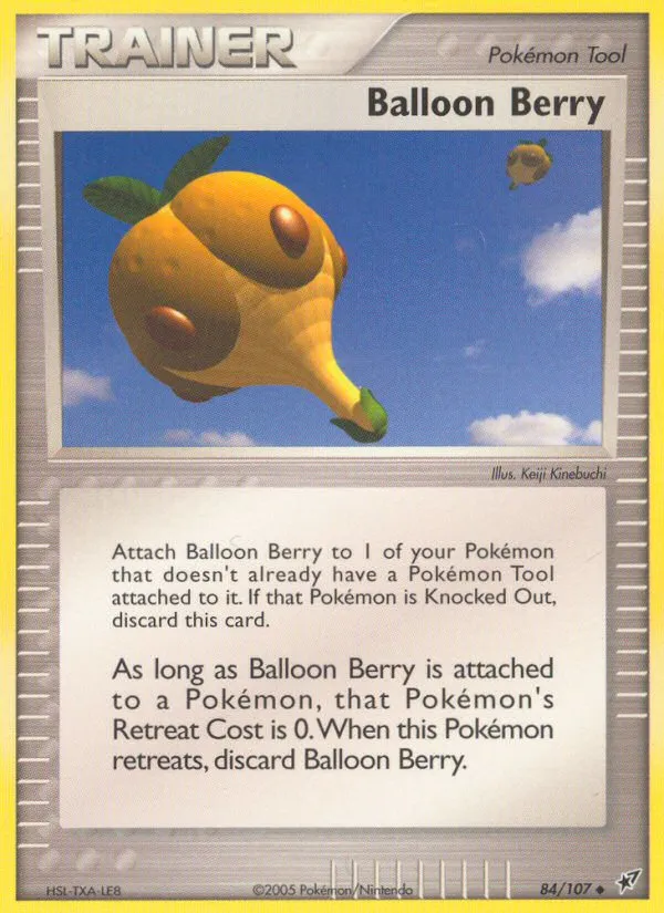 Balloon Berry #84, Deoxys Reverse Foil