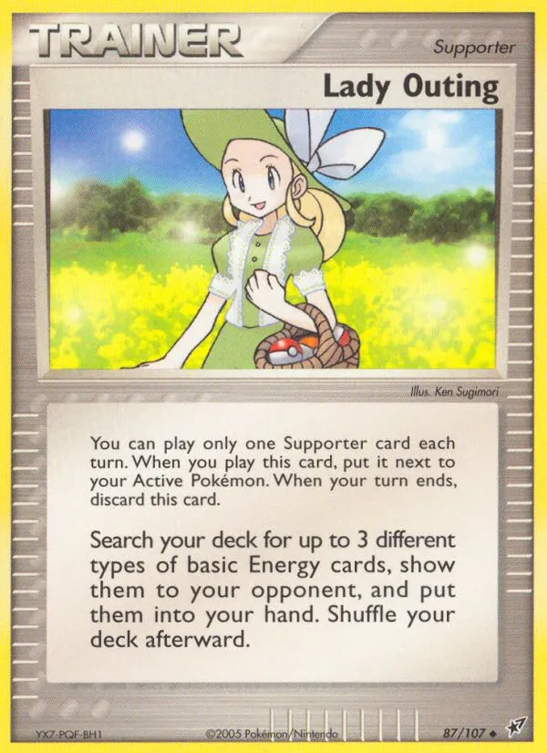 Lady Outing #87, Deoxys Reverse Foil