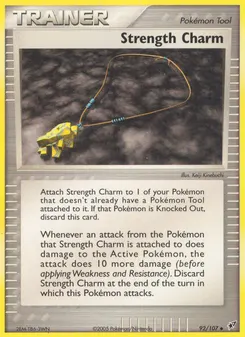Strength Charm #92, Reverse Foil